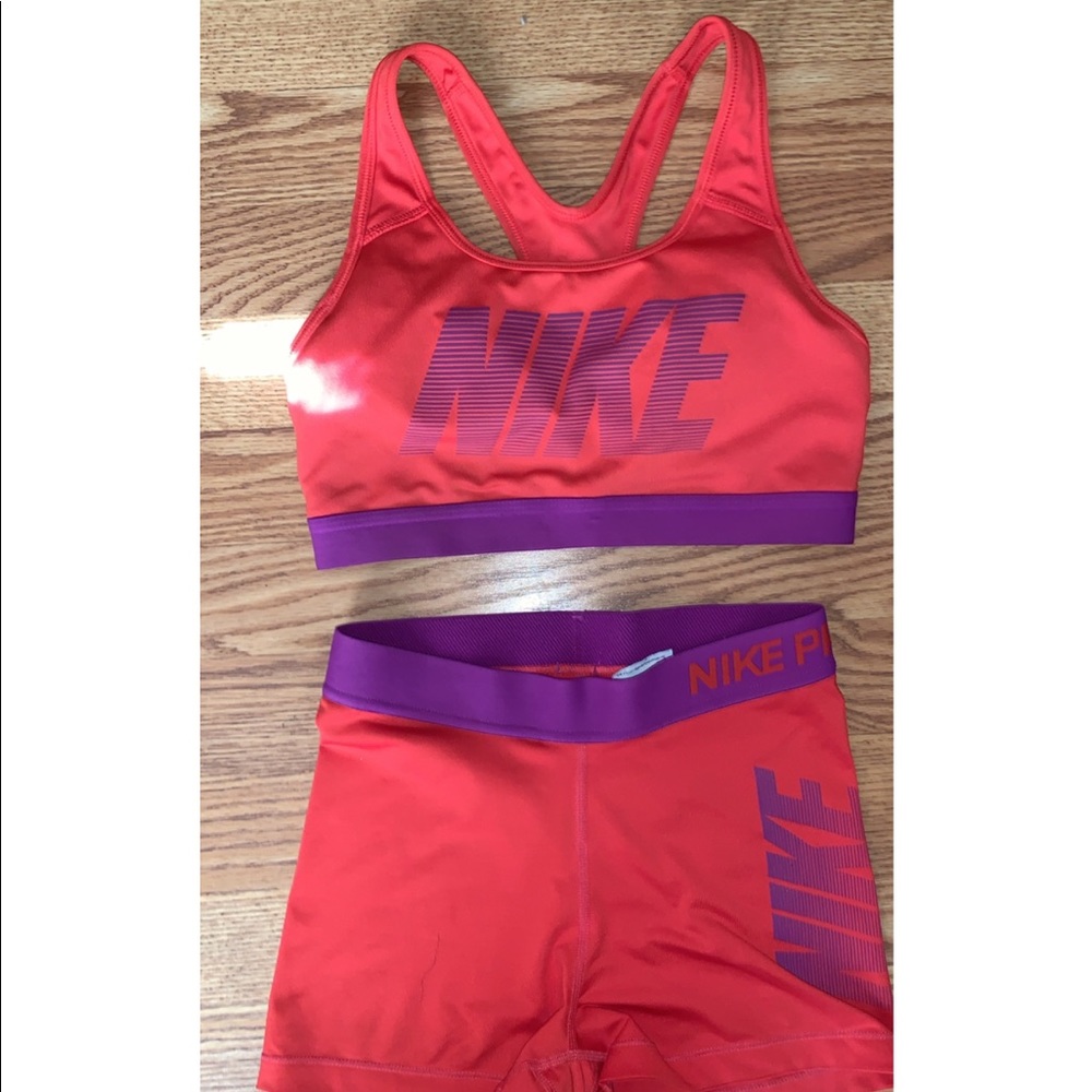Nike Pro Nike Bra and Short Set